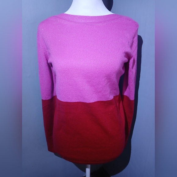 Apt. 9 Sweaters - Apt. 9 Pink and Red Women's Sweater